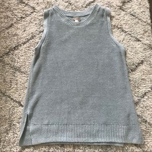 J.Crew crochet sweater tank top